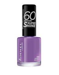 Rimmel 60 Seconds Super Shine - Vernis à Ongles Lovey Dovey 8 ml Mauve