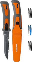 Cressi Vigo Knife - Underwater Kinife with Stainless Steel Blade