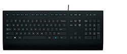 Logitech K280e Pro Wired Business Keyboard, QWERTY Scandinavian Layout - Black