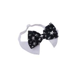 Wouapy Nœud Papillon De Noël À L'imprimé Étoile pour Chien Et Chat, Nœud Papillon T1 pour Tour De Cou De 20 À 35 Cm pour Chien Petit