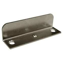 ASEC Furniture Lock Strike Plate - Silver