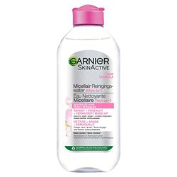 Garnier SkinActive Micellar rengöringsvatten för känslig hud – mild ansiktsrengöring – mild sminkborttagare – 400 ml