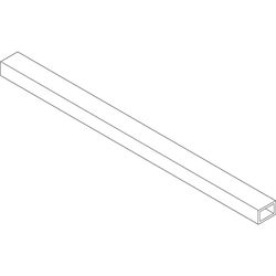 Blum Space Step - Barra de soporte para perfil transversal (1200 mm, aluminio, 2 unidades), color gris