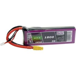 Hacker Modelbouw-accupack (LiPo) 1800 mAh Cellen: 3