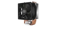 Cooler Master Hyper H412R Dissipatore CPU -Sistema a Basso Profilo, Tecnologia a Contatto Diretto, 4 Tubi Calore in Rame, Dissipatore Compatto in Alluminio, Ventola PWM da 92mm-AMD e Intel Compatibile