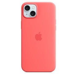 Apple iPhone 15 Plus Silicone Case with MagSafe - Guava ​​​​​​​