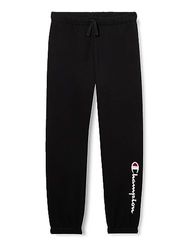 Champion Legacy Legacy American Classics G - Ultralight Powerblend Fleece Elastic Cuff Pantaloni da Tuta, Nero, 11-12 Anni Bambina FW23