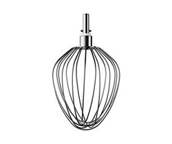 Kenwood Batidor de acero inoxidable KAT71.000SS, accesorio para robot de cocina Kenwood y batidor de globos, apto para todos los procesadores de cocina Chef XL, apto para lavavajillas, plata