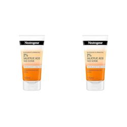 Neutrogena Blackhead Eliminating Facial Scrub, Clear, 150 ml (Pack of 2)