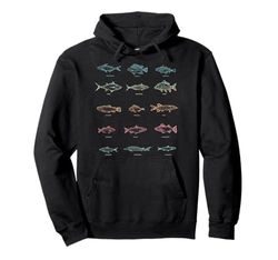 Hobby Regalo Uomini Carpa Pescare Pescatore Pesca Felpa con Cappuccio