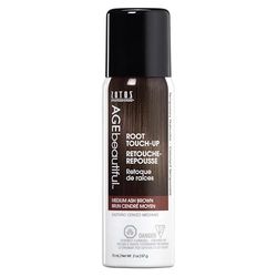 AGEbeautiful Root Touch Up Temporary Haircolor Spray - Medium Ash Brown For Unisex 2 oz Hair Color