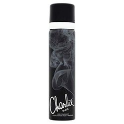 Revlon Charlie Black Perfumed Body Spray, 75 ml