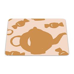 Bonamaison, Rectangle Pop Art Digital Printed Mouse Pad, Non-Slip Base, for Office and Home, Size: 22 x 18 cm