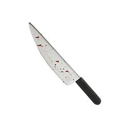 Widmann 8601C - Bloedvlekt mes, 48 cm, psycho, Halloween, carnaval, themafeest