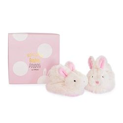 doudou et compagnie DC1308 - Manta de segurança para bebé com design de coelho, cor rosa