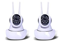 LEOFLA 2 X Bezprzewodowa Kamera Ipcam Wifi Zmotoryzowana Lan Hd 720P Led Lr