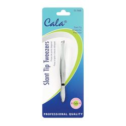 Cala. Slanted Tweezer Case Pack 24 – Hair Removal Tweezers