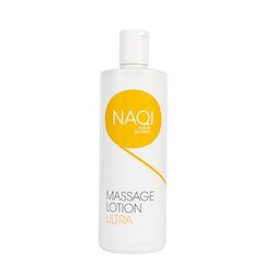 NAQI - Lozione Ultra Massaggio - per Terapia Massaggio Profondo - Lunga Durata e Ipoallergenica - Per Uso Professionale e Personale - Senza Parabeni - Dermatologicamente Testato - 500 ml