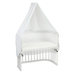 babybay Himmel Waffle piqué para Soporte móvil Apto para Todos los Modelos de hasta 96 cm de Longitud, Color Blanco