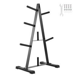 VEVOR Viktskiva A-ram Viktskiva Axel för 25,4 mm Viktskivor, Lastkapacitet 227 kg Vikthållare, Hushållspym, Svart
