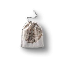 Bonamaison Printed Cotton Produce Bag with Drawstring, Reusable Grocery Bag, Biodegradable Eco-Friendly Bags, Travel Pouch, Sachet Bags, Shopping Bag, Eco Friendly, Foldable, Size: 30x40 Cm