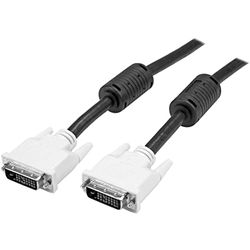 StarTech.com Cable 4,5m para Monitor DVI-I de Doble Enlace Dual Link Digital Analógico - 2X Macho - Cables DVI (DVI-D, DVI-D, Macho/Macho, Níquel, Negro)