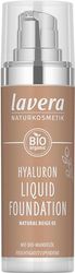 lavera Hyaluron Liquid Foundation – Natural Beige 05 – naturkosmetik – vegansk – silkeslen, lätt konsistens – fri från mineralolja – naturlig hyaluronsyra och ekologisk mandelolja – 30 ml