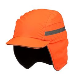3M™ First Base™ 3 beschermkap 2021218, winter, fluorescerende waarschuwingskleur, oranje, verkorte kap, 55 mm