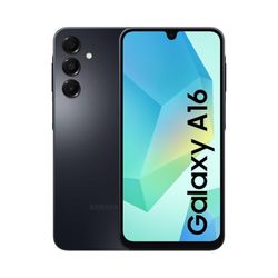 Samsung Galaxy A16 4G LTE, Teléfono Móvil Android, Pantalla 6,7" Super AMOLED, Múltiples Cámaras, Almacenamiento 128GB, Negro (Versión Española), Garantía del Fabricante 3 Años + 1 Año Extra