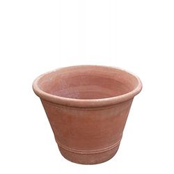 Biscottini Vasi terracotta grandi per piante 92x65x92 cm Made in Italy | Vaso grande da esterno artigianale