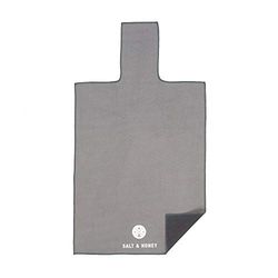 Salt & Honey Antislip Pilates Reformer Mat Handdoek (zwart)