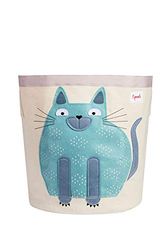 3 Sprouts - Storage Bin - Blue Cat