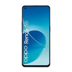 OPPO Reno6 5G Smartphone - 16,25 cm (6,43 inch) AMOLED-display, 8 GB RAM, 128 GB intern geheugen, 64 MP triplecamera, 4300 mAh batterij [inclusief Amazon voucher], Stellar Black