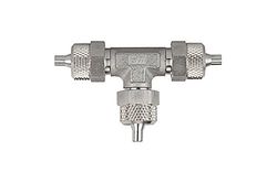 Connettore a T per tubo 8/6 mm, in acciaio inox 1.4571