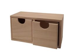Pandecor Mobiletto Meuble, Bois Clair, 16x8x8 cm