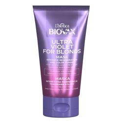 Biovax Ultra Violet Intensive Regenerating Clay Mask for Blonde and Grey Hair 150 ml