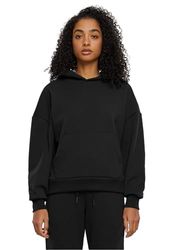 Urban Classics Cozy oversized hoodie voor dames met capuchon, zwart, L