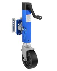 VEVOR Aanhangerlift met wiel, 725 kg aanhangersteun, draaischarnier, bootaanhangerlift, PP-enkel wiel, 254 mm naaf, schroefbare reisaanhanger met handvat voor camper, boot, paardenaanhanger,