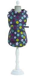 Croci Hondenregenjas Kleur Met Afdrukken In Regendicht Nylon, 20 cm, Grijs
