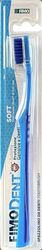 Fimodent Soft Spazzolino con Sistema Protezione Gengive e Denti - Dotato di 3980 Setole UltraX con Durezza Morbida Delicate su Gengive e Smalto - Colore Blu