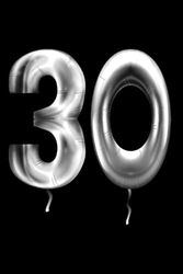 30. Geburtstag: Notizbuch für 30. Geburtstag Ballons Deko Geburtstagsballons 30 Jahre (Liniert, 15 x 23 cm, 120 Linierte Seiten, 6" x 9") Geschenke ... zum 30. Geburtstag für die Dirty Thirties