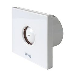 La ventilación giotto12bt aspirador espiral diseño extra Plato Blanco, para orificio diámetro 120 mm/5 "