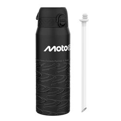 MotoGP Racing x ION8 Thermische Sportfles met Rietje, 750ml/24oz, Lekvrij, Slank Ontwerp