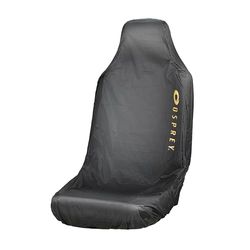 Osprey Single Car and Van Seat Cover, Waterproof Universal Fit Car Seat Protector, Non Slip and Easy Clean Black Seat Cover