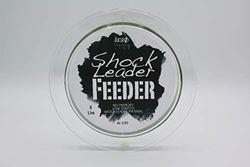 Microphone Alámbrico Negro Shock líder Feeder, Hilo de Pesca Unisex – Adulto, Transparente, 6lb-8lb-10lb