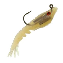 Berkley Powerbait - Leurre crevettes - Naturel - Twin Pack - 7,5 cm (pack de 3 unités).