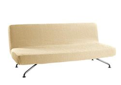 Martina Home Emilia Housse de canapé clic-clac, Tissu, Beige, 180 à 205 cm