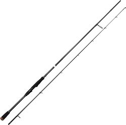 Savage Gear SG2 Medium spel spinhengel, hengels, spinhengels, roofdier, snoek, baars, forel, snoekbaars, unisex, zwart, 2,21 m | 7-23 g