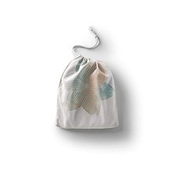 Bonamaison Printed Cotton Produce Bag with Drawstring, Reusable Grocery Bag, Biodegradable Eco-Friendly Bags, Travel Pouch, Sachet Bags, Shopping Bag, Eco Friendly, Foldable, Size: 40x50 cm