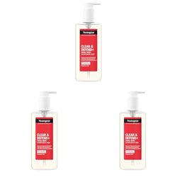 Neutrogena Face Wash, Clear and Defend plus Wash, 200 ml (Pack of 3)